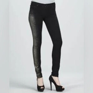 Mother The Looker in All That Glitters is Gold Skinny Jeans - Size 25